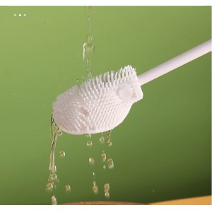 家用长柄洗杯刷子破壁机刷清洁刷软毛硅胶可折叠玻璃杯缝隙奶瓶刷